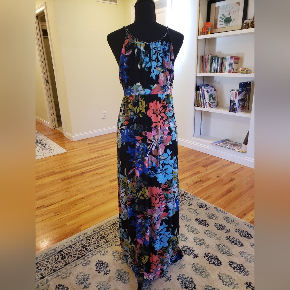 Lucy and Laurel maxi dress, floral,  empire waist, sun dress